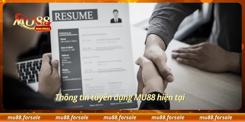 Thông tin tuyển dụng MU88 hiện tại